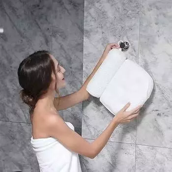 Подушка для ванны Подголовник для ванны с противоскользящими присосками Подушка для спа Поддержка головы Спина Шея Эргономичные аксессуары для ванны CHINA