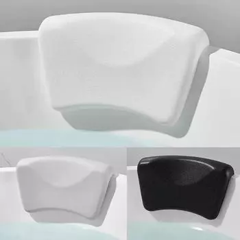 Подушка для ванны Подголовник для ванны Водонепроницаемая подушка Спинка для ванны Аксессуары для ванной комнаты белый