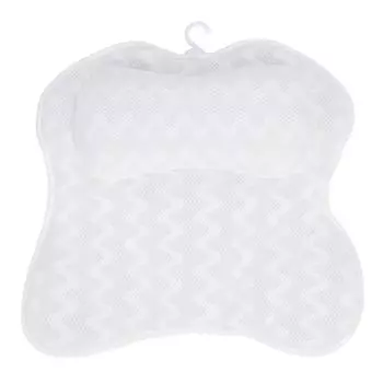 Подушка для ванны с 6 крепкими присосками, противоскользящая, быстросохнущая, расслабляющая, поддерживающая спину и шею подушка для ванны