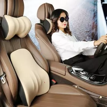 Подушка для водителя автомобиля, пена с эффектом памяти, автомобильная поясничная поддержка, подушка для спины, подушка для шеи, автокресла, моющаяся авто подушка, аксессуары 21
