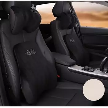 Подушка для водителя автомобиля с эффектом памяти, подушка для поясницы, подушка для шеи, мультяшная подушка для сиденья, подушка для поясницы