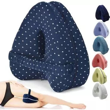 Подушка для выравнивания позвоночника Smooth-Spine, снимает боль в бедре и ишиас, подушка для поддержки ног и коленей, подушки для ног для улучшения сна на боку