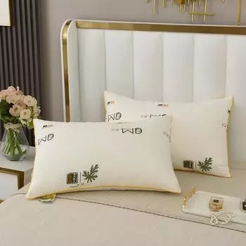 Подушка для взрослых, односпальная подушка для общежития, подушка для защиты шеи, пара 48*74