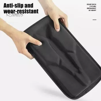 Подушка для заднего сиденья велосипеда, дышащая, обезболивающая, нескользящая, ткань Оксфорд, универсальная, для шоссейного и горного велосипеда, задняя полка, чехол для сиденья, аксессуары для велосипеда чёрный