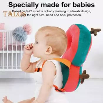 Подушка для защиты от падений для младенцев, защита головы и спины при ходьбе, в форме мультяшного животного, защитная подушка для младенцев, защита от травм, предотвращение падений A