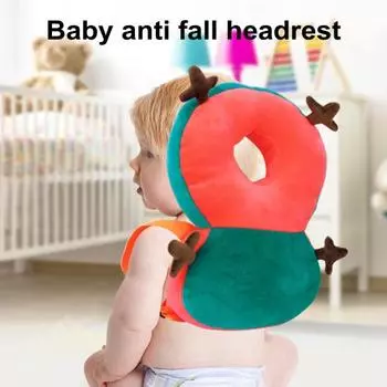 Подушка для защиты от падений для младенцев, защита головы и спины при ходьбе, в форме мультяшного животного, защитная подушка для младенцев A