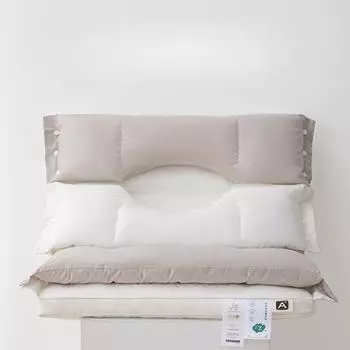 Подушка для защиты шеи, подушка для защиты шеи, не давит на лицо или уши, хлопковая подушка, однослойная подушка, для взрослых 40-60cm