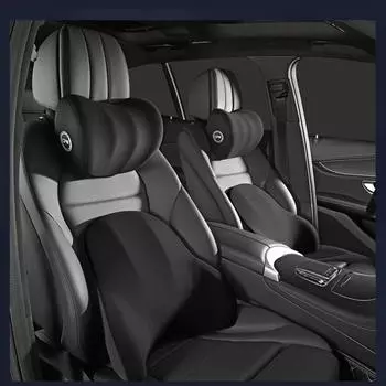 Подушка для защиты шеи в автомобиле, поддержка поясницы, дышащая подушка для подголовника автомобиля с эффектом памяти, снимает давление, дорожные аксессуары