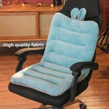 Подушка для зимнего кресла-качалки с телескопическими ремнями и съемным моющимся чехлом, двухсторонняя серый