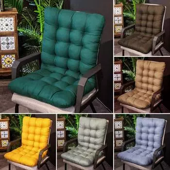 Подушка для зимнего стола и стула с поддержкой спины, утолщенная, хорошая эластичность и мягкость 1pc темно-зеленого