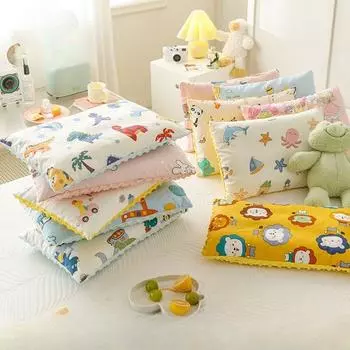 Подушка Doudou Тип A, хлопковая наволочка для подушки для мам и младенцев, детская наволочка с рисунком из мультфильма, чистый хлопок, съемная и моющаяся 30 50cm