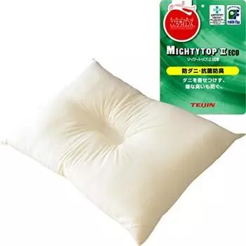 Подушка Emur быстросохнущая, моющаяся, антибактериальная, устойчивая к запахам и клещам, 43 x 63 см, сделано в Японии (Низкий тип)