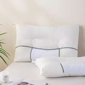 Подушка Enterprise Duo Xi Ai Mei Mian Kang из гречихи и семян кассии для поддержки шеи 70*45cm