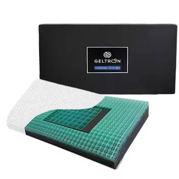 Подушка Geltron GELTRON 60 x 32 см от низкой до сделанной в Японии регулируемая по высоте подушка моющаяся рассеивание давления тела уход за головой профилактика пролежней Geltron
