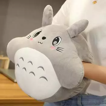 Подушка-грелка для рук с плюшевой игрушкой для рук Подушка для сна Милая кукла для девочки Кровать для куклы Спящая тряпичная кукла 40 * 30 cm