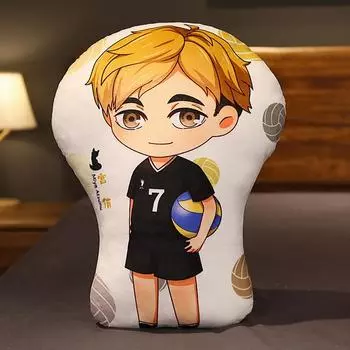 Подушка Хайкю Аниме Подушка Сиденье Постельное белье Декоративная подушка Плюшевый Подарок Игрушки Miya Atsumu,Pendant-10cm