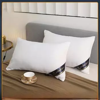 Подушка Hilton Five-Star Hotel - средне-низкая/высокая поддержка шеи, подушка из неразрушающегося волокна One Pillow Core (1 Piece)