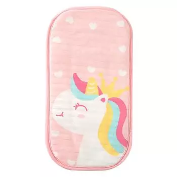 Подушка-холодильник для младенцев, летняя мягкая, удобная, охлаждающая подушка для младенцев с широкой эластичной лентой для