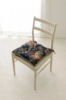 Подушка Ikehiko Corporation, сделано в Японии, простыня Olivia, темно-синяя, жаккардовая, 43 x 43 см, элегантная, новая жизнь, ручная стирка, прибл.. #1220900190291