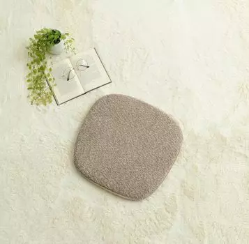 Подушка Ikehiko Подушка Простая жаккардовая простыня Lacusa бежевая 43 x 41 см Batei Basic Fluffy Сделано в Японии Можно стирать Простая Прибл.. #1211860020301 бежевый