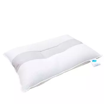 Подушка INVISTA Dacron Clean Washable Pillow Made in Japan Mesh Fabric Head Stable Type 4-hole (PX0633) бежевый