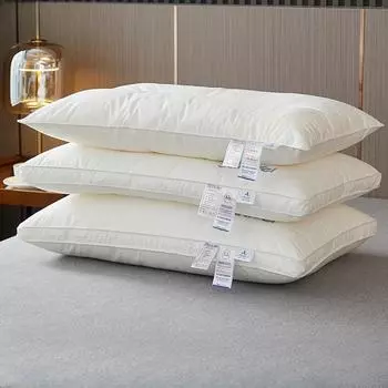 Подушка из 100% хлопка для домашнего использования, помощь во сне, защита шейного позвонка, ультрамягкая для студенческого общежития