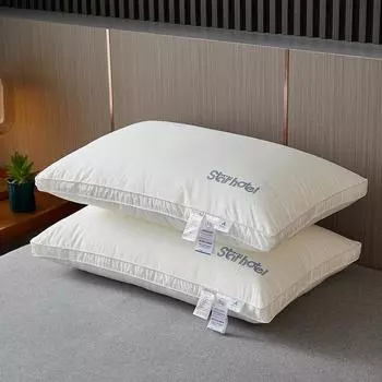 Подушка из длинноволокнистого хлопка Синьцзян, 100% хлопок, высокоэластичная трехмерная стеганая вышивка, высокий, средний и низкий сердечник подушки 48*74