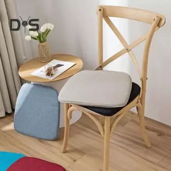 Подушка из губчатой пены с эффектом памяти, с двойным нескользящим дизайном, утолщенная, съемная, моющаяся, в форме лошадиного копыта, подушка для офисного стула, ягодицы, однотонная, для столовой A верблюд