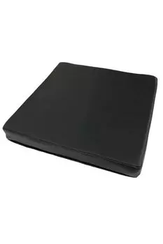 Подушка из кожи Kinku с низкой упругостью и высокой упругостью, колонна 40x40x5 (Черный, 1) чёрный