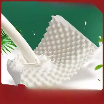 Подушка из латекса для взрослых, массажная подушка для шейного отдела позвоночника с волной частиц, помогающая заснуть, подушка Core 30 * 50 * 8CM children s model