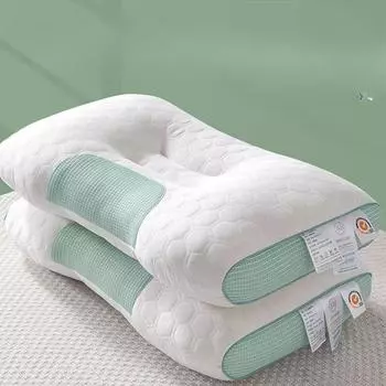 Подушка из латекса, пара, для взрослых, для глубокого сна, для шейного позвонка, подушка для всей головы, одинарная подушка, для всей головы 48 * 74cm one pack