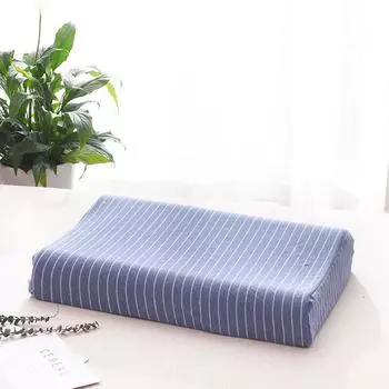 Подушка из латекса Подушка для шеи с эффектом памяти Подушка из латекса подходит для шейного отдела позвоночника Подушка из латекса с высоким отскоком и частицами пены с эффектом памяти 50*30*7/9cm