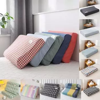 Подушка из латекса, специальная, 100% хлопок, наволочка для подушки, моющаяся, для взрослых и детей, для дома, спальни, наволочка с эффектом памяти, наволочки на все сезоны 30x50cm