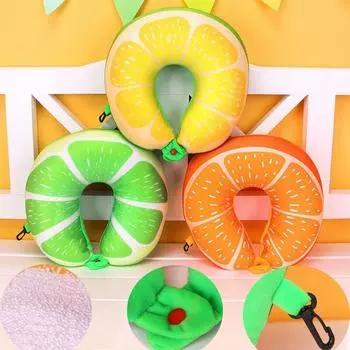 Подушка из микрошариков, подушка для поддержки шеи, подарок для взрослых и детей Kiwifruit