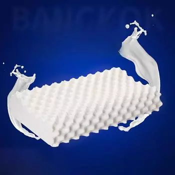 Подушка из натурального латекса, бытовая резиновая подушка, мужская и женская, для одного шейного позвонка, подушка для шеи, для взрослых, против клещей pillow core + inner cover