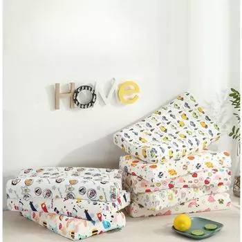 Подушка из натурального латекса для детей из Таиланда, новая подушка для младенцев с мультяшным принтом, подушка для шеи в студенческом общежитии 27*44*6/8cm