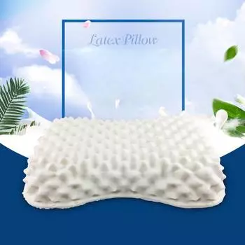 Подушка из натурального латекса для взрослых, школьников, детей, шейный отдел позвоночника, резиновая подушка, одна упаковка