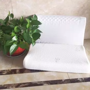 Подушка из натурального латекса, домашняя латексная низкая подушка для мужчин и женщин, подушка для шеи на один шейный позвонок, для взрослых, против клещей pillow core + inner cover