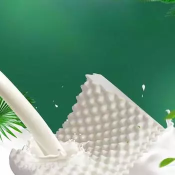 Подушка из натурального латекса Подушка Core Массаж шейного позвонка Тайская одинарная подушка one pack 40 * 60 * 10/12cm