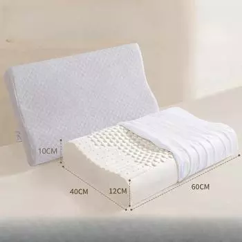Подушка из натурального латекса Подушка для шеи для взрослых Подушка из латекса для студентов Подушка из латекса