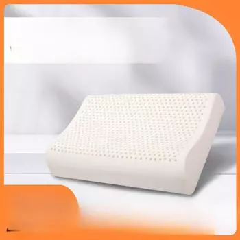 Подушка из натурального латекса, студенческая резиновая подушка для шеи, шейная подушка, одинарная плоская подушка, подушка для взрослых 60*40 10/12