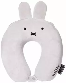 Подушка из пены с эффектом памяти Miffy 31 см Oyas Miffy Grey [Hapitas]