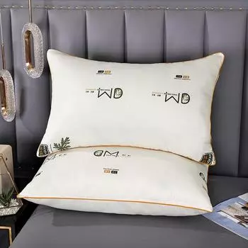 Подушка из полыни, защита шейного позвонка, подушка с полной сердцевиной, односпальная подушка для спальни 48 * 74cm 600g