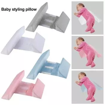 Подушка-клиновидная подушка Yousheng Baby Side Sleepers с надежными ремнями, регулируемая, антиопрокидывающая, наклонная под углом 45 градусов, мягкая, с эффектом памяти, с эффектом рвоты серый
