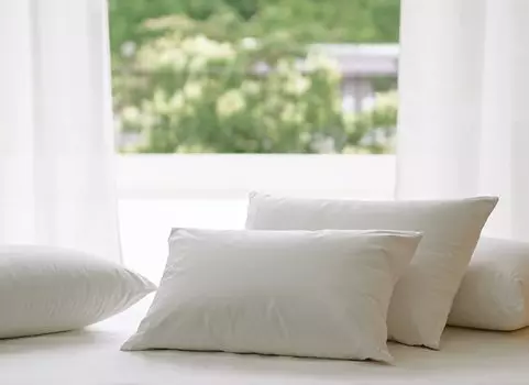 Подушка Kobo Down Upcycled Down L Size 50cmx70cm Down Pillow Подушка-пуховик Подушка внутреннего производства Подушка для сна Постельное белье Перо Двойная структура Подушка белый