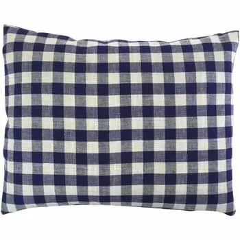 Подушка Koji Company Blue 9 x 27 x 33 см Bincho Charcoal Ceramic Gorori Charcoal Pillow Medium Check Boxed 120007