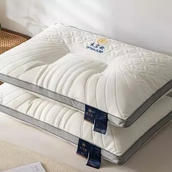 Подушка Космическая капсула вязаная сердечник 48x74 см пара домашних взрослых латексных подушек для шейного отдела позвоночника 48*74cm