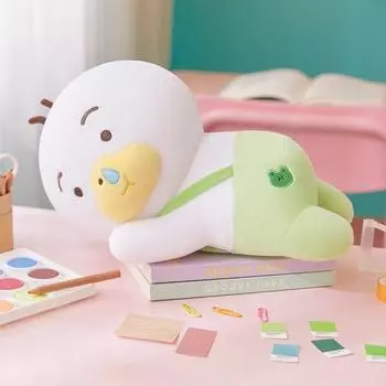 Подушка-кукла Kakao Friends Pkeom Shai Baby Pillow Tube, 16 см, разные цвета, популярные игрушки для корейских детей