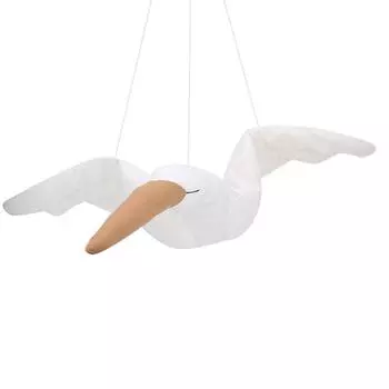 Подушка-кукла лебедь, подвесная мягкая плюшевая игрушка, декор для стен детской комнаты, реквизит для детской съемки, шнурок для одежды