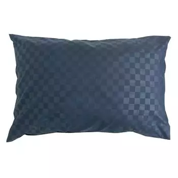 Подушка Merry Night клетчатая примерно 43 x 63 Соответствующая легко надевается Быстросминаемый стирающийся чехол, Узор, Темно-синий, см, Тип, Подушка, Сушка,